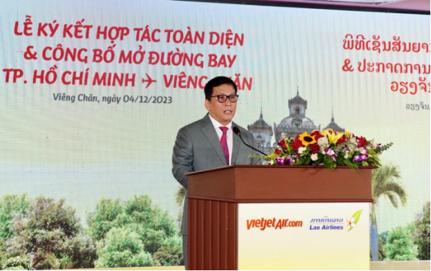 Vietjet hợp tác toàn diện với Lao Airlines, mở đường bay TP.HCM – Viêng Chăn - Ảnh 2.