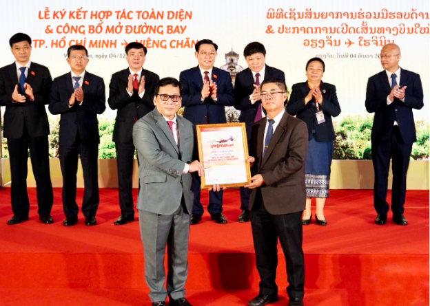 Vietjet hợp tác toàn diện với Lao Airlines, mở đường bay TP.HCM – Viêng Chăn - Ảnh 3.