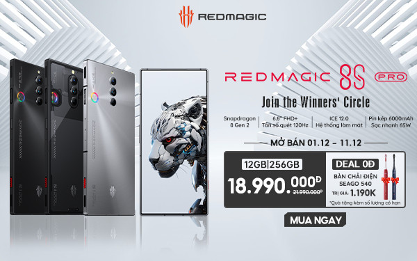 Gaming phone Redmagic 8S Pro chính hãng ra mắt tại Việt Nam - Ảnh 1.