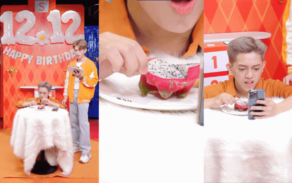 12 Ng&agrave;y Live Sinh Nhật: Lần đầu ti&ecirc;n tr&aacute;i thanh long th&aacute;ch đố tới n&oacute;c trong livestream Shopee - Ảnh 1.