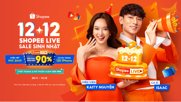 Mừng sinh nhật, Shopee giảm đến 90% và loạt chương trình suốt 12 ngày trên sóng livestream - Ảnh 2.