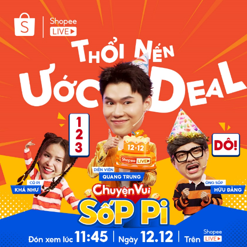 Mừng sinh nhật, Shopee giảm đến 90% và loạt chương trình suốt 12 ngày trên sóng livestream - Ảnh 4.