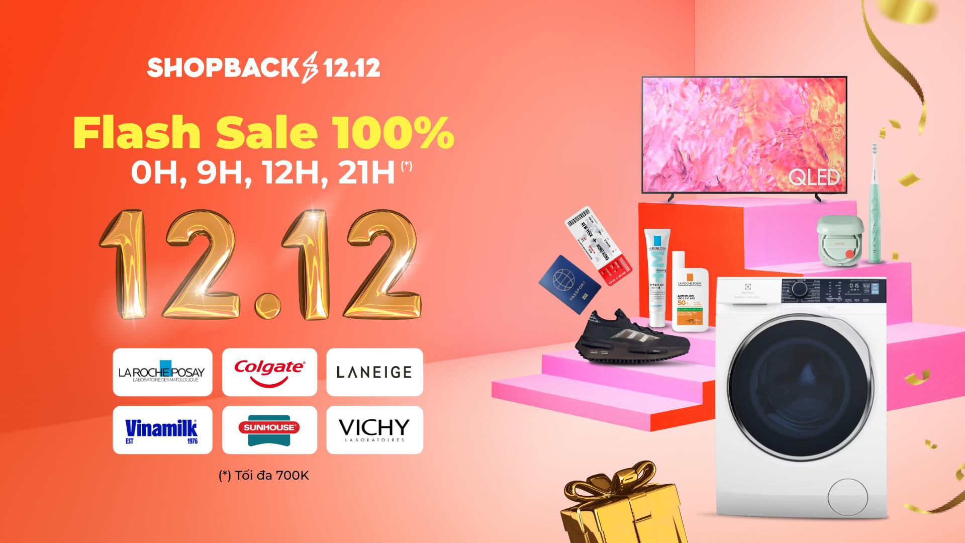ShopBack Sale 12.12: Lì xì sớm cho người dùng 4 sàn, tăng hoàn tiền cho 3 ngành hàng - Ảnh 3.