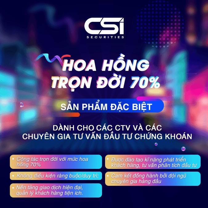 CSI ra mắt chương trình &quot;Hoa hồng trọn đời 70%&quot; - Ảnh 1.