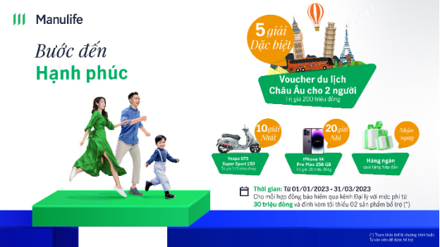 Bình đựng nước thủy tinh in logo KH Manulife  Ongift Việt Nam