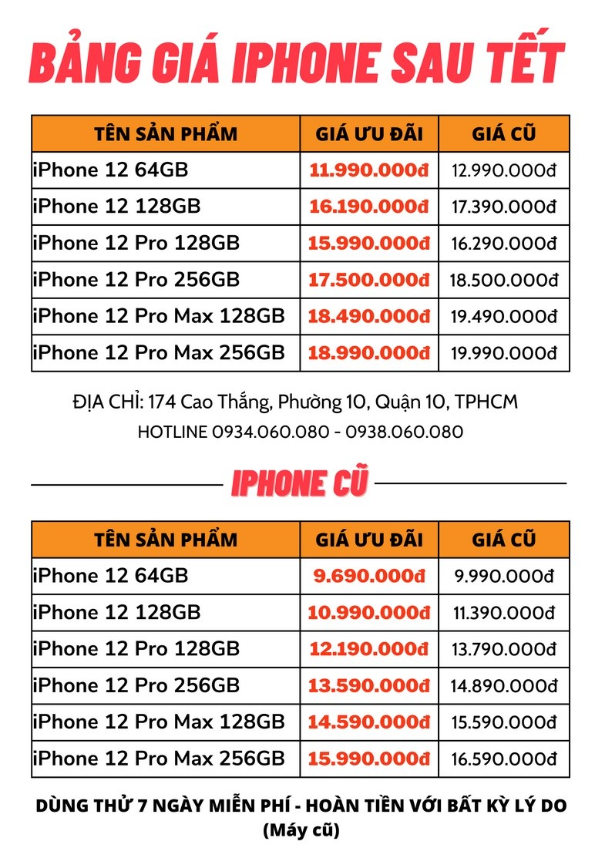 Bảng giá iPhone sau Tết: iPhone 11 Pro Max còn 9,2 triệu, 12 Pro Max còn 14,5 triệu - Ảnh 3.