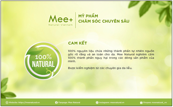 Mee Natural - Xu hướng mỹ phẩm chăm sóc chuyên sâu từ thiên nhiên - Ảnh 3.