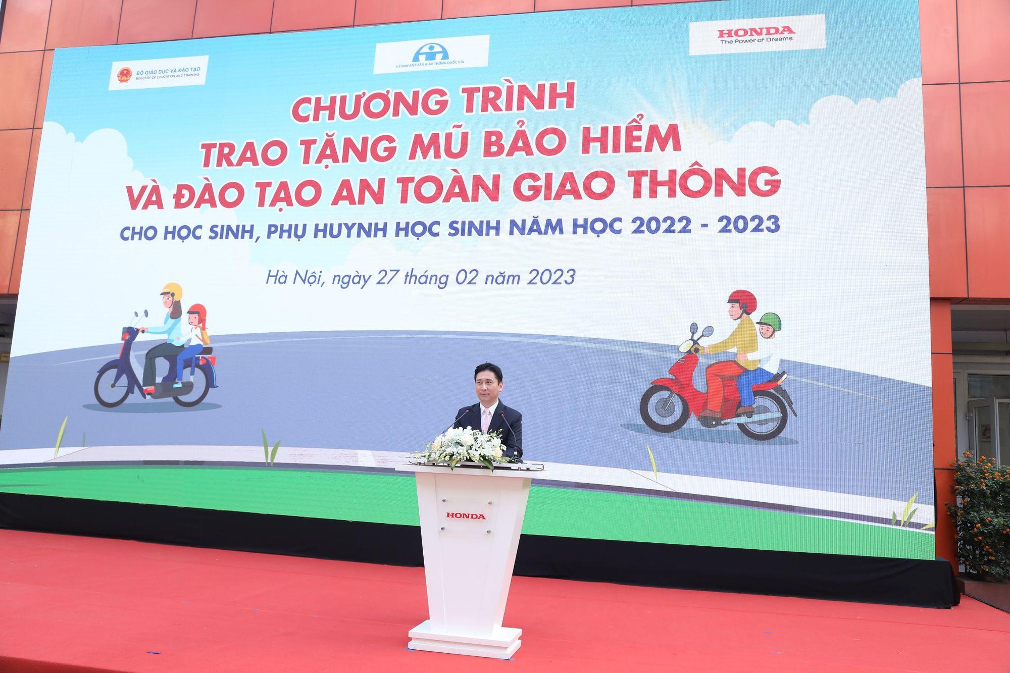 Honda Việt Nam tổ chức các sự kiện đào tạo kiến thức an toàn giao thông cho phụ huynh và học sinh - Ảnh 2.