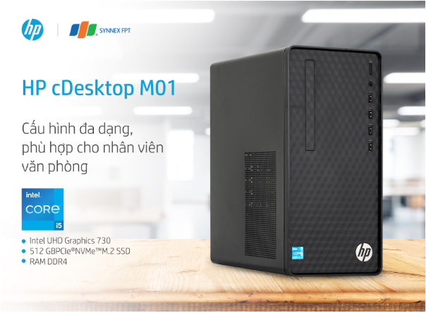 HP cDesktop M01: Thiết kế tối giản, đa dạng kết nối  - Ảnh 3.