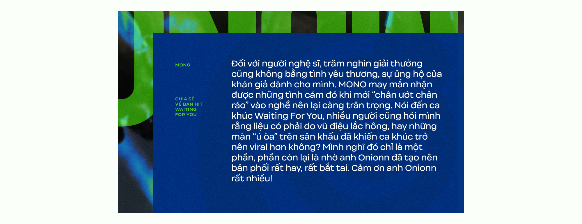 MONO - Gen Z khủng nhất của năm 2022, một nghệ sĩ trẻ đại diện xứng đáng của thế hệ mới - Ảnh 2.