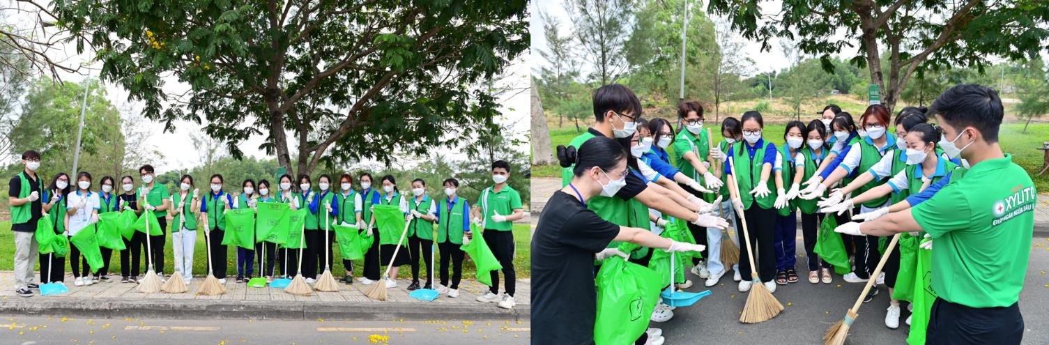 Ra quân chiến dịch “Bảo vệ môi trường học đường xanh - sạch - đẹp cùng Lotte Xylitol” - Ảnh 1.