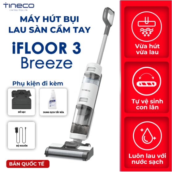 Máy hút lau sàn khô và ướt Tineco iFloor 3 Breeze: gọn nhẹ, giá thành hợp lý - Ảnh 4.
