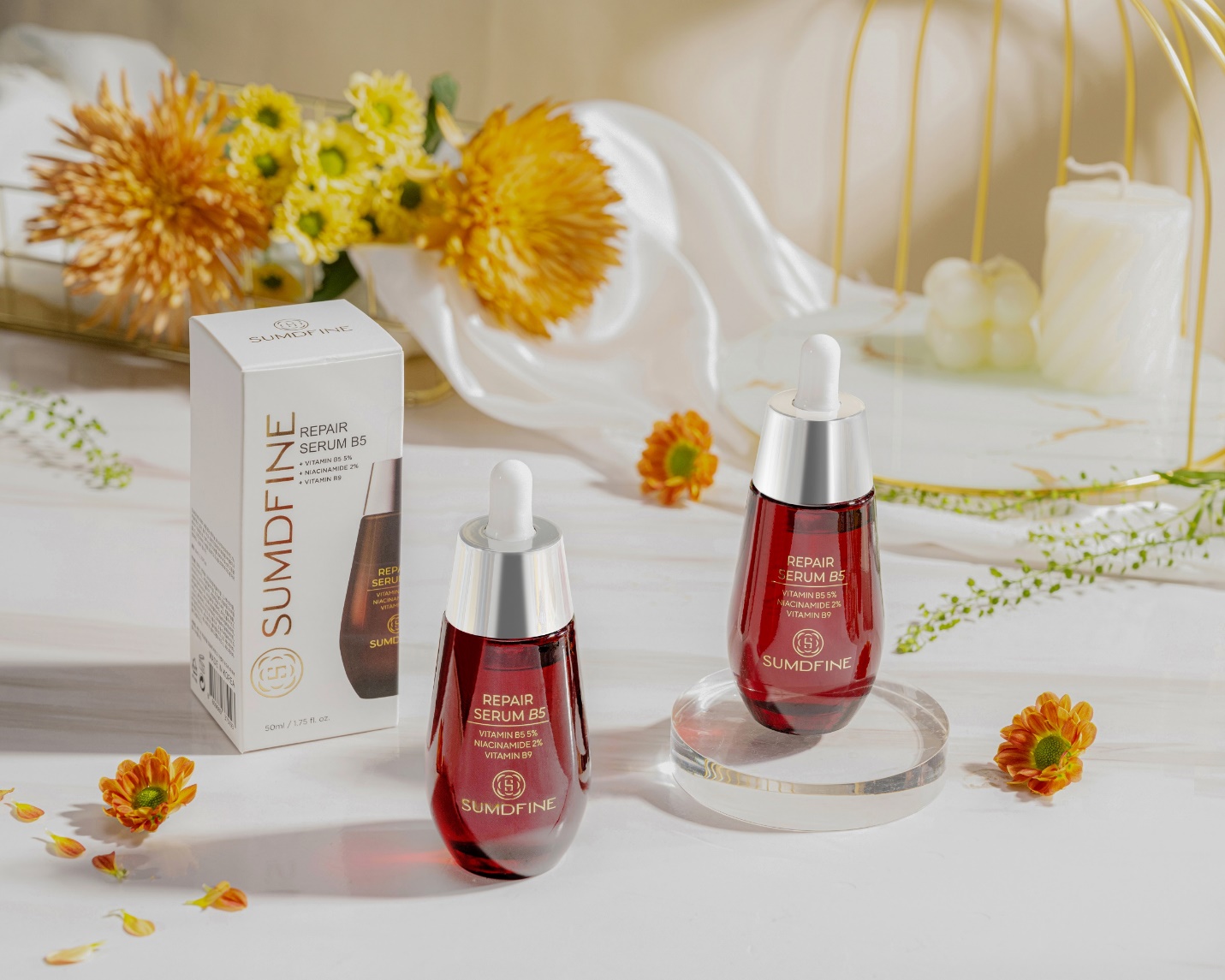 Sumdfine Repair Serum B5 dưỡng ẩm và làm dịu da siêu đỉnh - Ảnh 1.
