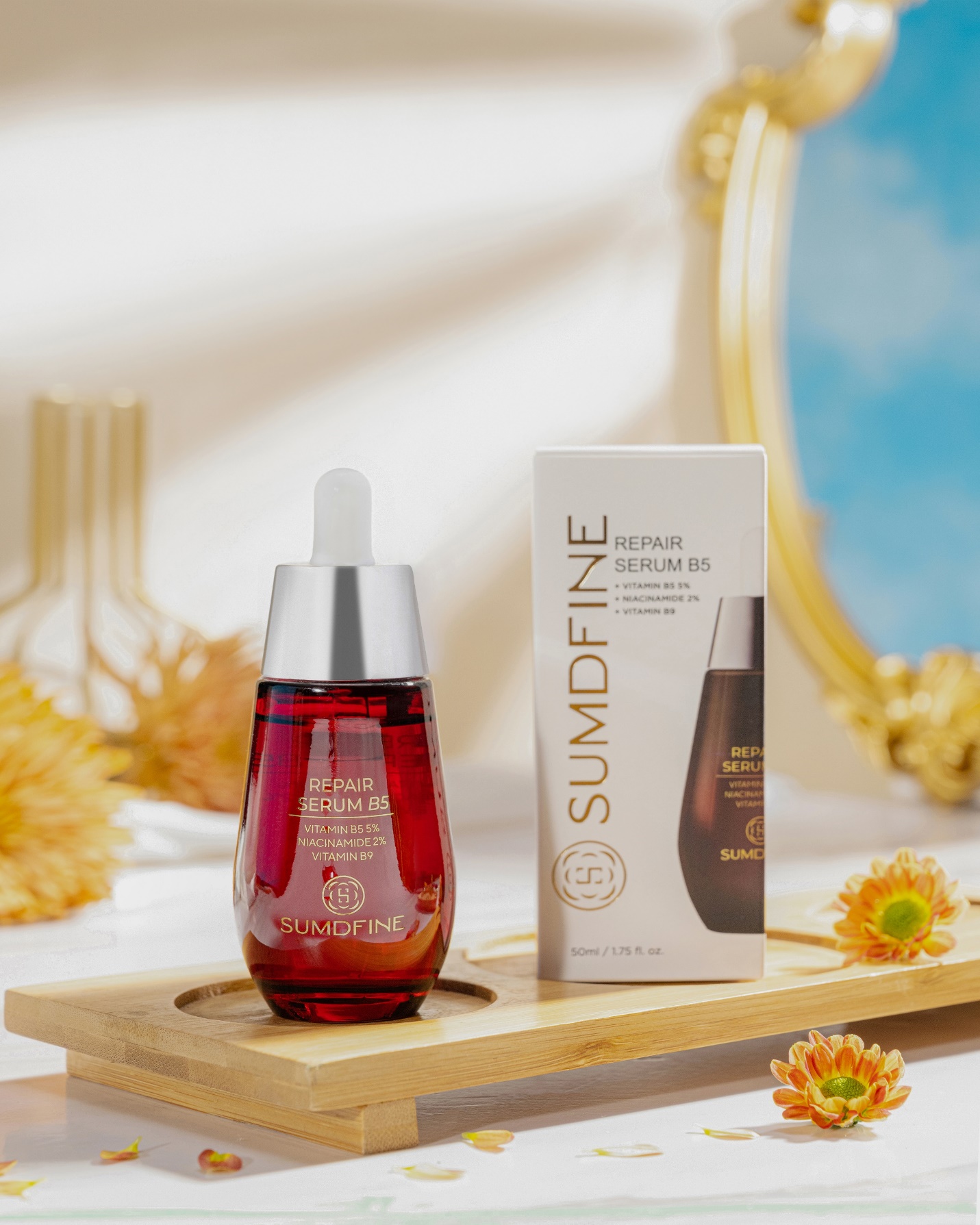 Sumdfine Repair Serum B5 dưỡng ẩm và làm dịu da siêu đỉnh - Ảnh 2.