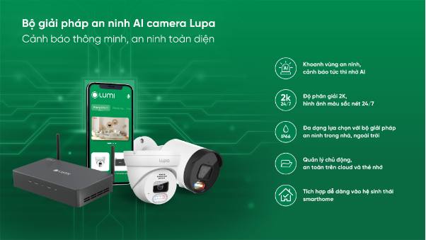 Giải pháp an ninh AI Camera Lupa - Tăng cường an ninh bảo vệ ngôi nhà - Ảnh 3.