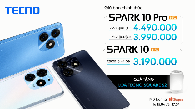 Tecno "khuấy động" dòng phân khúc giá rẻ với Spark 10 Pro và Spark 10 - Ảnh 2.