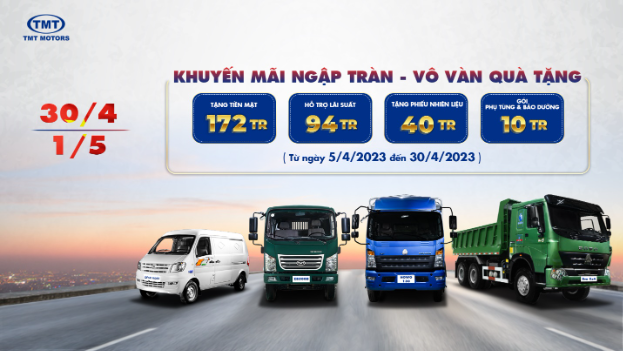 TMT Motors ưu đãi đến 172 triệu cho các dòng xe tải - Ảnh 1.