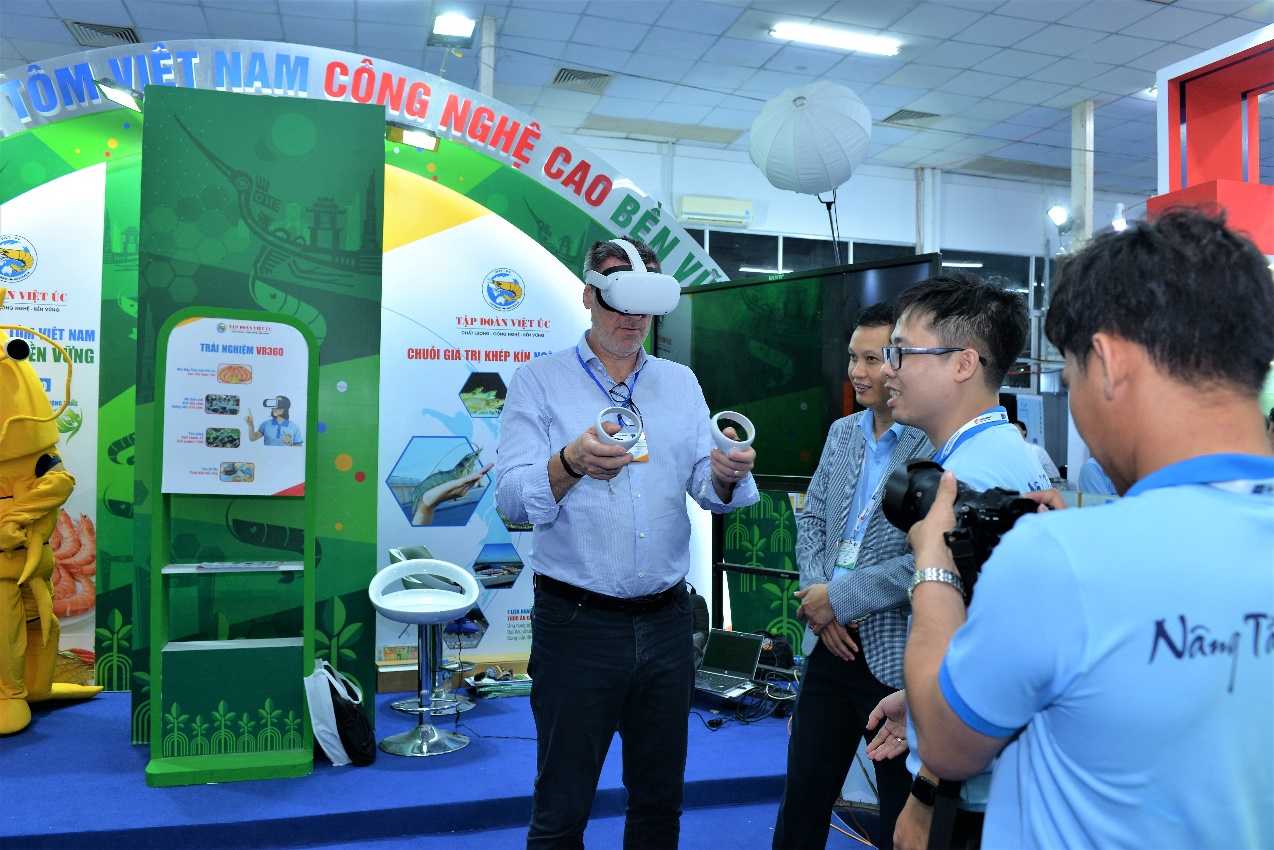 Việt Úc lan tỏa các giải pháp nuôi tôm công nghệ cao bền vững tại hội chợ Vietshrimp 2023 - Ảnh 5.