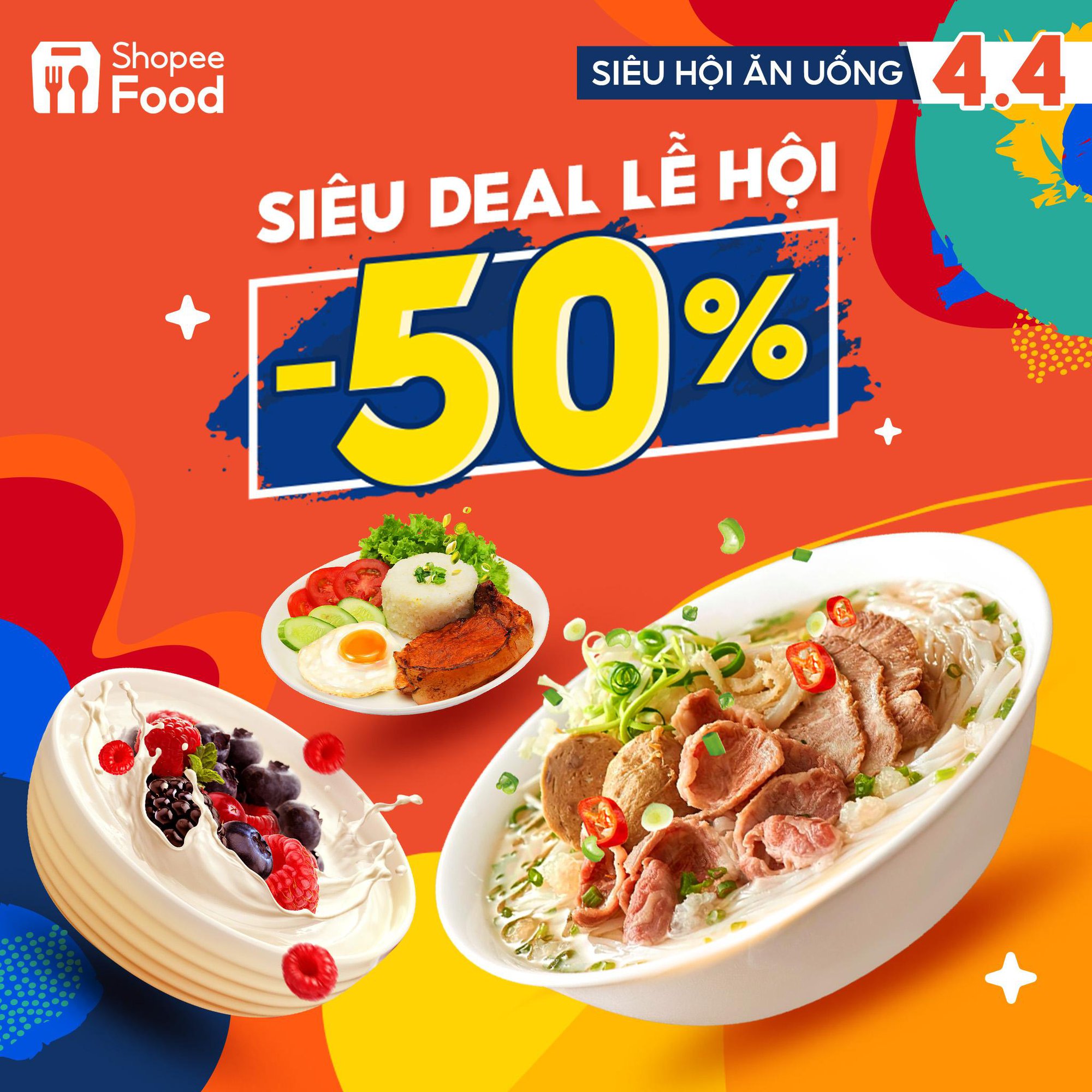 Ăn phủ phê với các món ngon tại “4.4 - Siêu hội ăn uống” của ShopeeFood - Ảnh 3.
