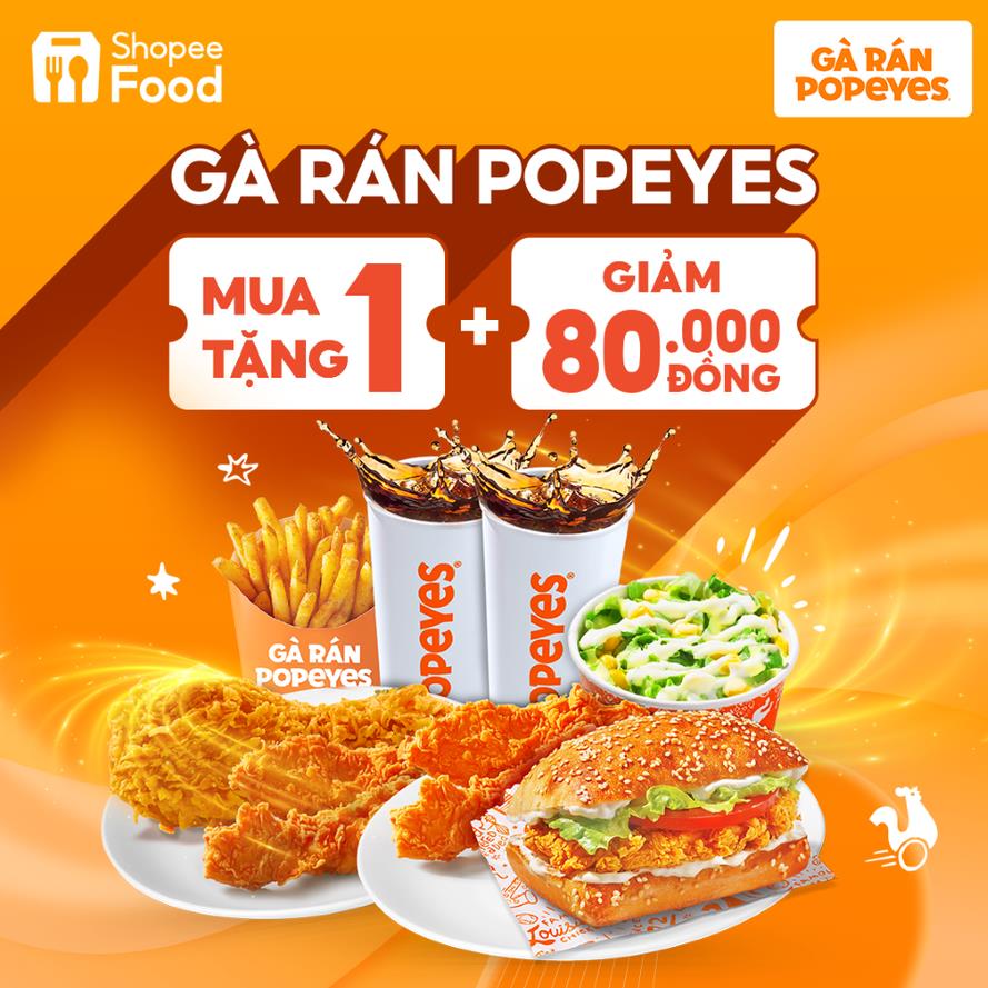 Tín đồ gà rán chú ý, Popeyes chơi lớn tung ưu đãi Mua 1 Tặng 1, nhanh tay chớp ngay vì chỉ kéo dài trong 3 ngày - Ảnh 1.