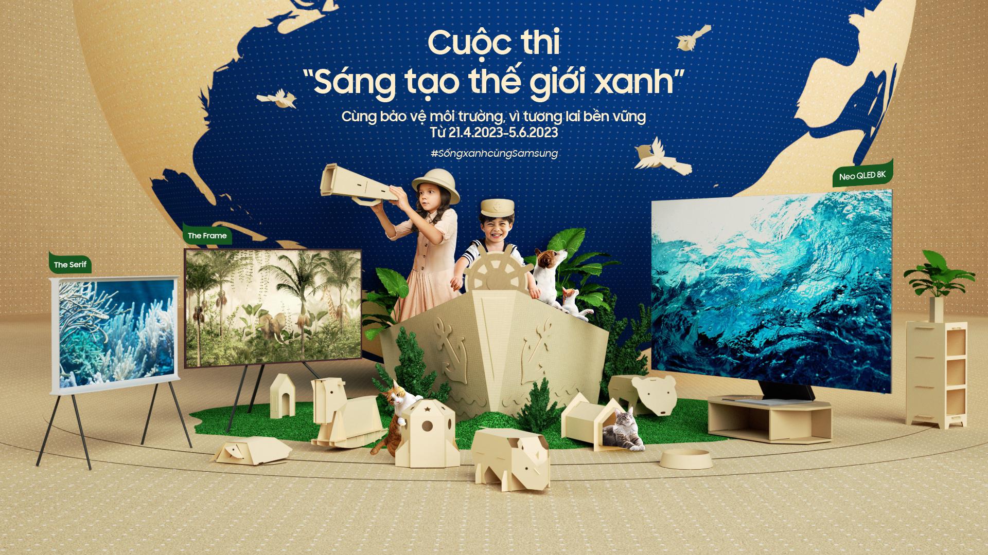 Tái chế TV Samsung thành đồ hand-made, rinh tiền mặt và quà khủng!