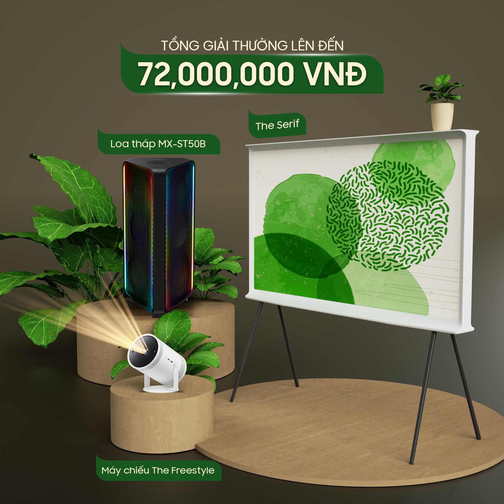 Tái chế TV Samsung thành đồ hand-made, rinh tiền mặt và quà khủng!