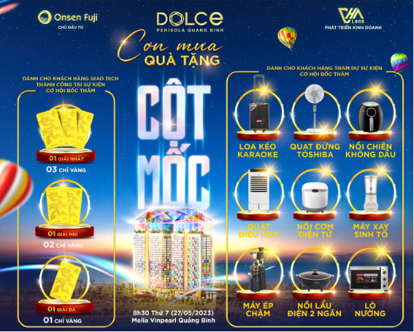 Cột mốc biểu tượng - Dolce Penisola Quảng Bình 27/05/2023 - Ảnh 1.