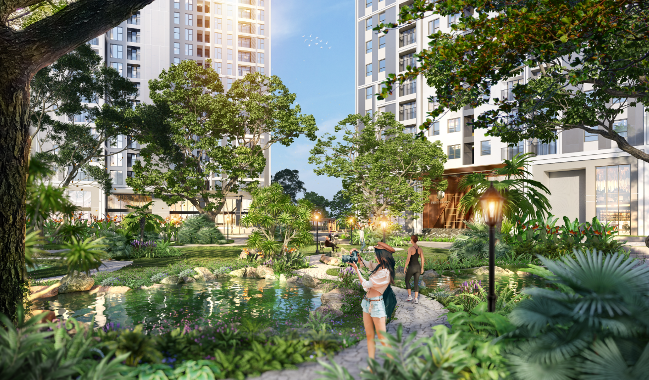 Không gian xanh và tiện ích thu hút khách mua chung cư nội đô - Ảnh 2.