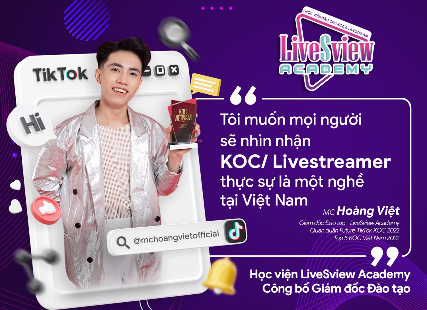 MC KOC Hoàng Việt làm giảng viên livestream, giới trẻ háo hức vì những bí thuật quá đỉnh - Ảnh 2.