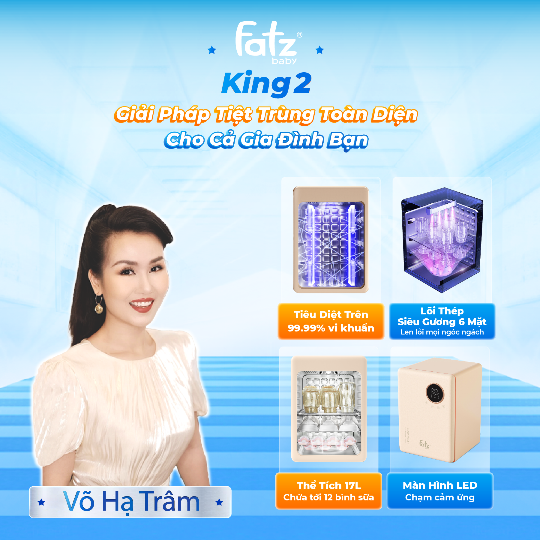 Công nghệ tia UV diệt khuẩn cùng máy tiệt trùng sấy khô UVC-Leds King 2 - Ảnh 1.