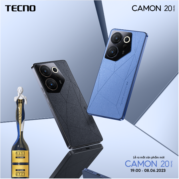 TECNO rục rịch ra mắt dòng sản phẩm CAMON 20 lúc 19h00 ngày 8/6 - Ảnh 1.