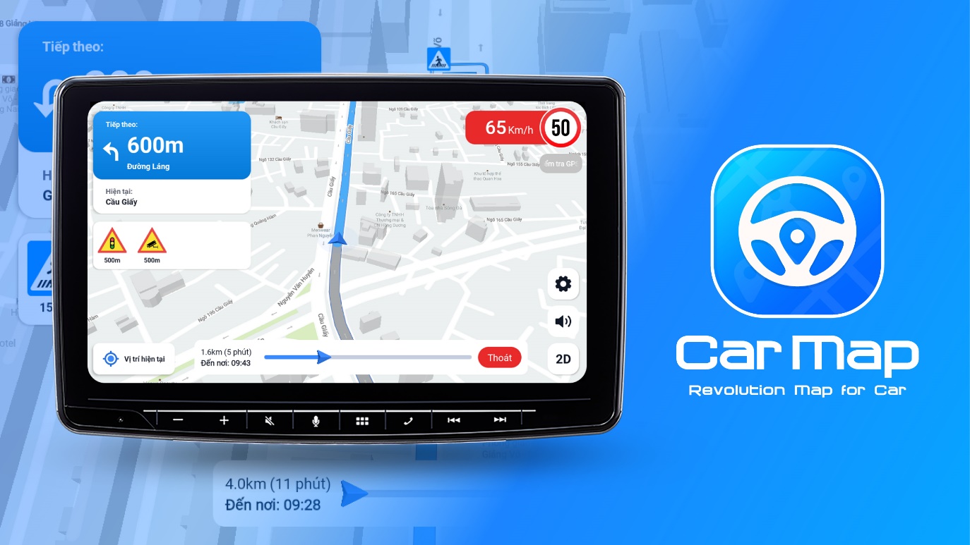 CarMap - Ứng dụng bản đồ cho ô tô của người Việt có 14 tính năng độc quyền, nhiều tiềm năng mở rộng phát triển - Ảnh 1.