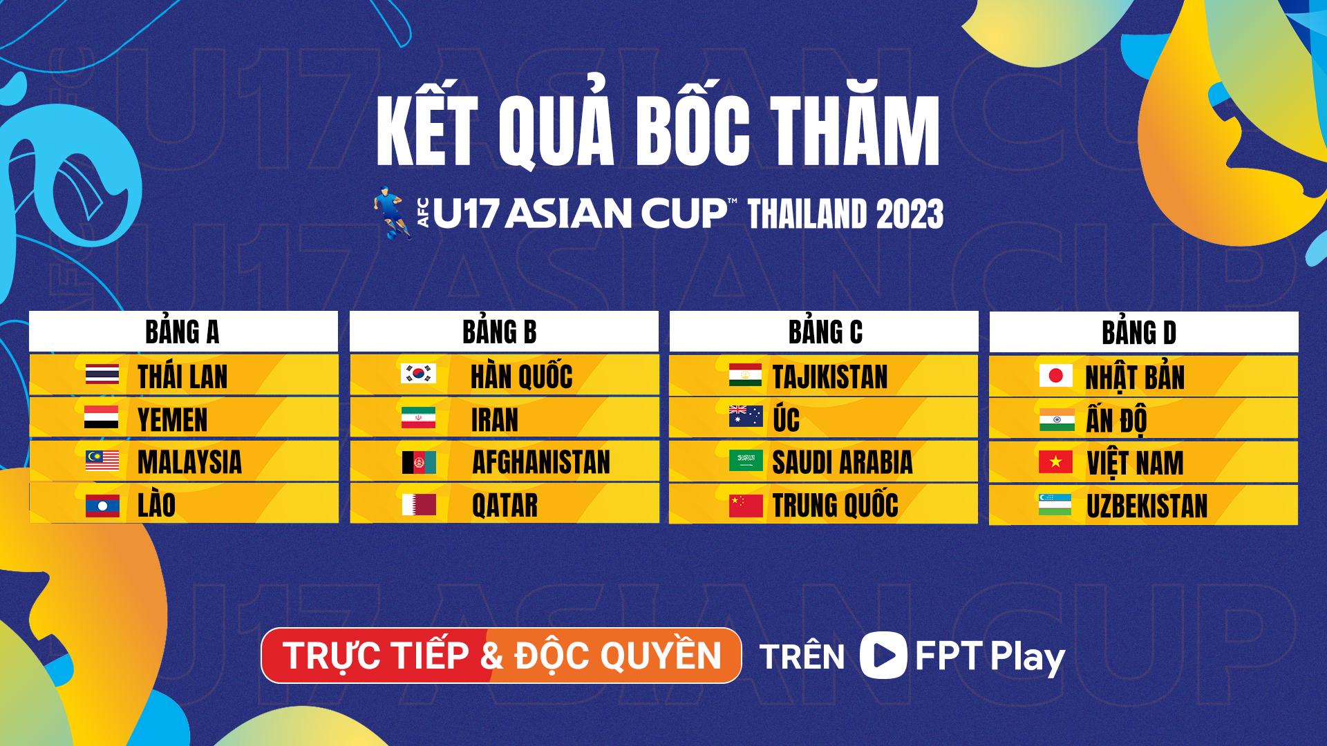 Xem ngay AFC U17 Asian Cup 2023 trên FPT Play để không bỏ lỡ bất kỳ khoảnh khắc nào!