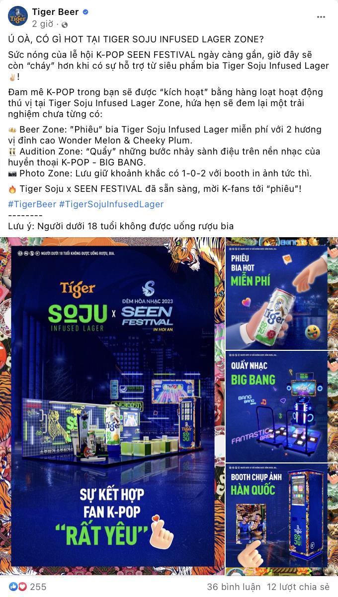 Tiger Soju Infused Lager - Sản phẩm bia đồng hành cùng siêu nhạc hội SEEN FESTIVAL - Ảnh 5.