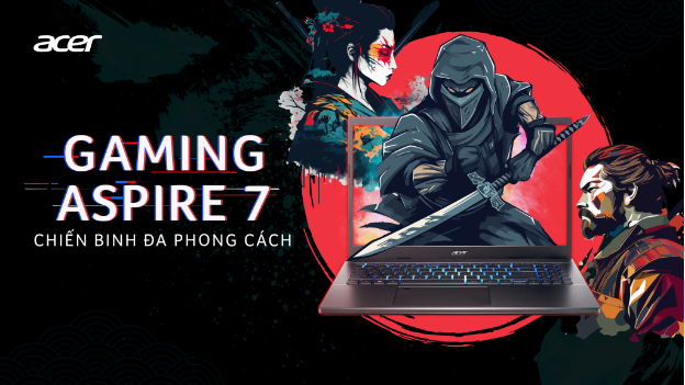Gaming Aspire 7 2023 laptop đa nhiệm vừa học vừa chơi dành cho học sinh sinh viên - Ảnh 1.