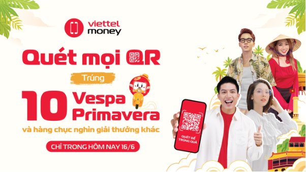 Viettel Money trao thưởng 10 xe Vespa khai hội &quot;Ngày không tiền mặt&quot; - Ảnh 4.