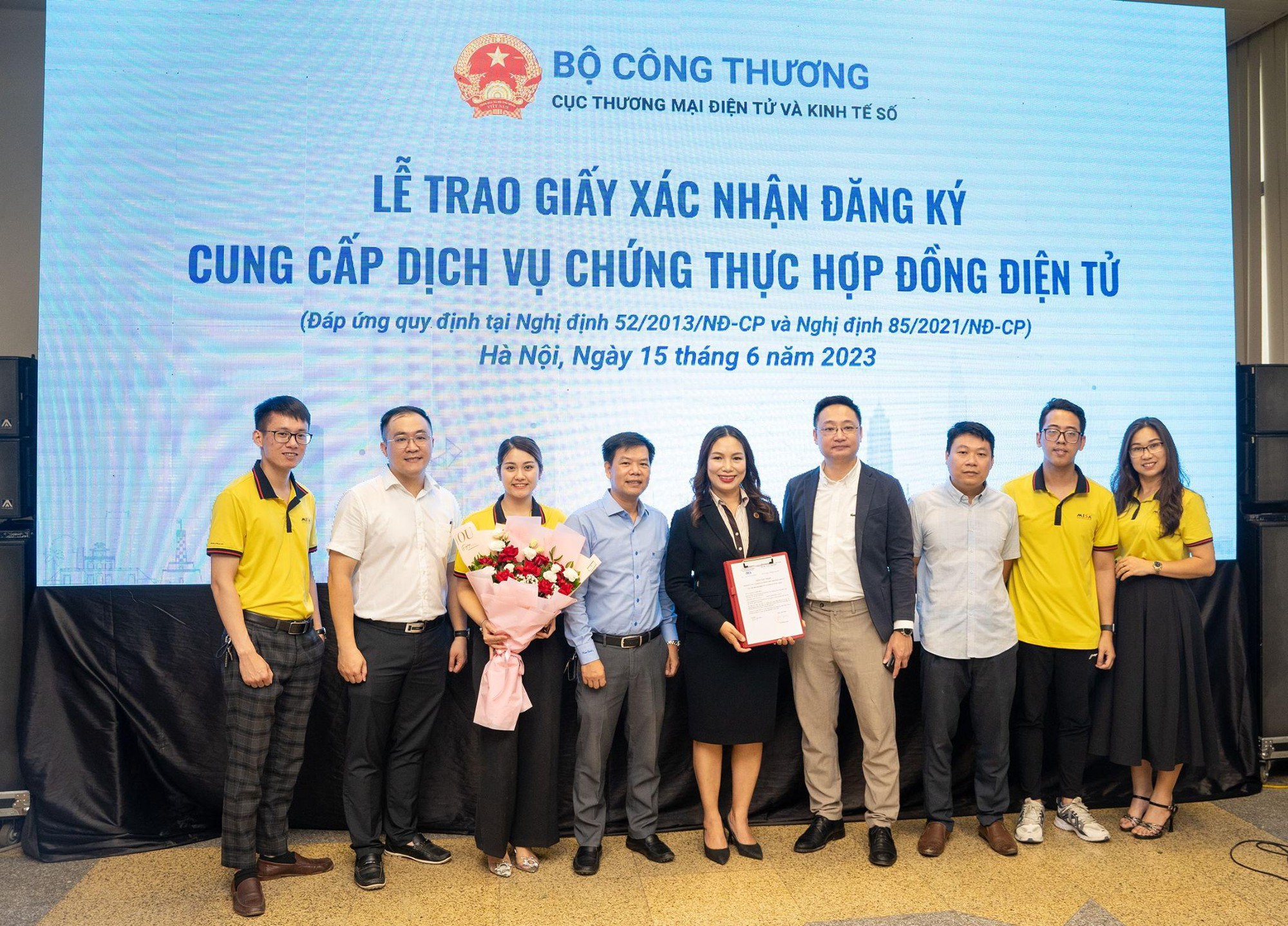 Bộ Công Thương xác nhận MISA cung cấp dịch vụ chứng thực hợp đồng điện tử - Ảnh 2.