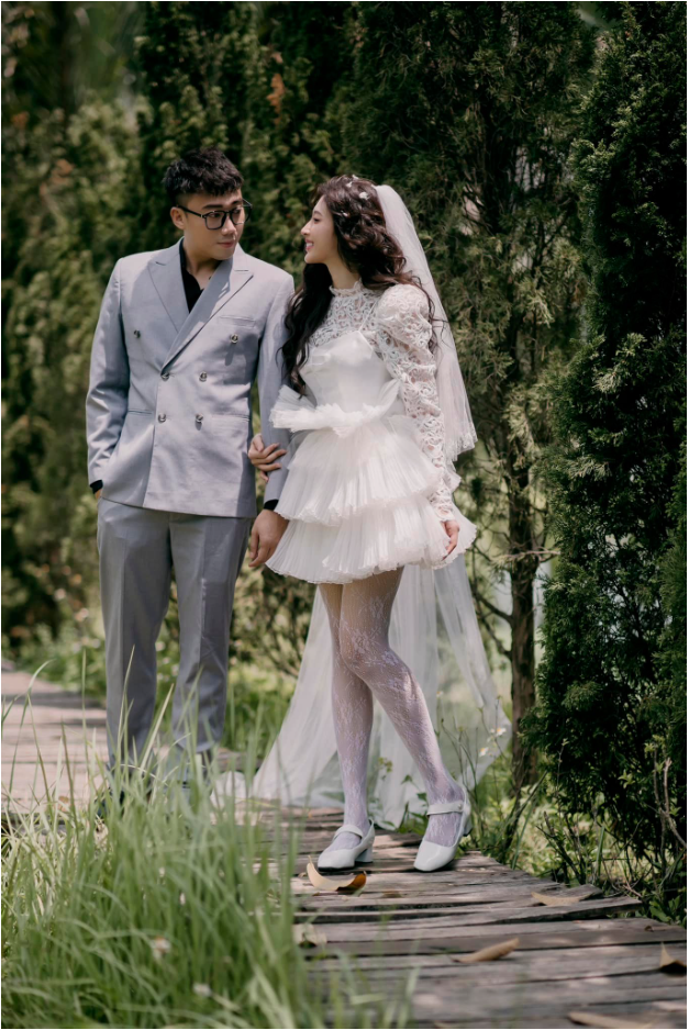 Bộ ảnh cưới tuyệt đẹp của &quot;nàng thơ&quot; Nguyễn Kim Chi - Ảnh 2.