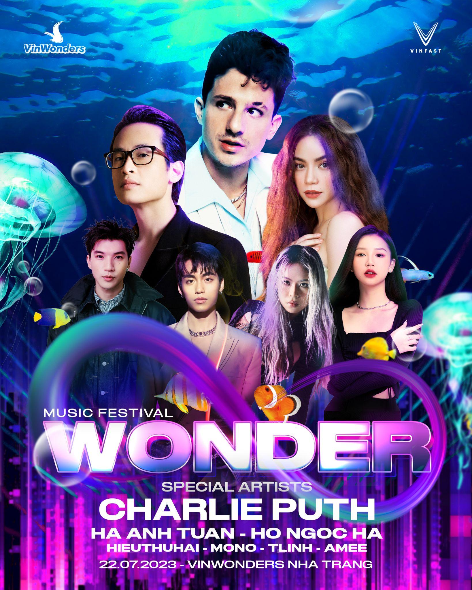 8Wonder mở bán vé - Công bố dàn sao Việt biểu diễn cùng Charlie Puth - Ảnh 1.