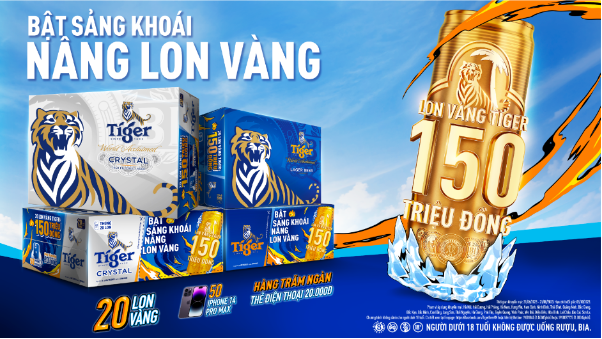 Tận hưởng mùa hè rực rỡ cùng Tiger Beer: Mở thùng trúng vàng - ngập tràn sảng khoái  - Ảnh 2.