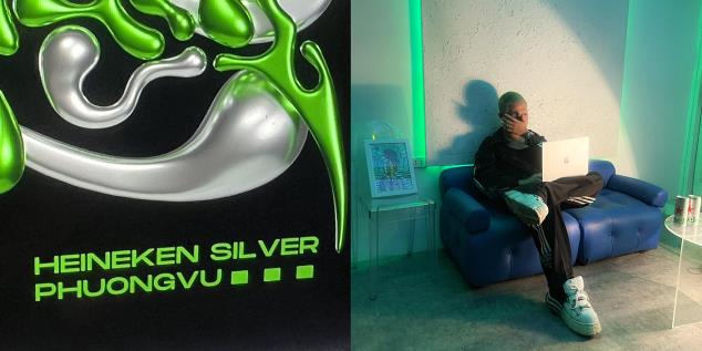 Vui tiệc thời thượng với chiếc loa phiên bản độc quyền từ màn hợp tác đỉnh cao của Heineken Silver và nhà sáng tạo Phương Vũ - Ảnh 3.