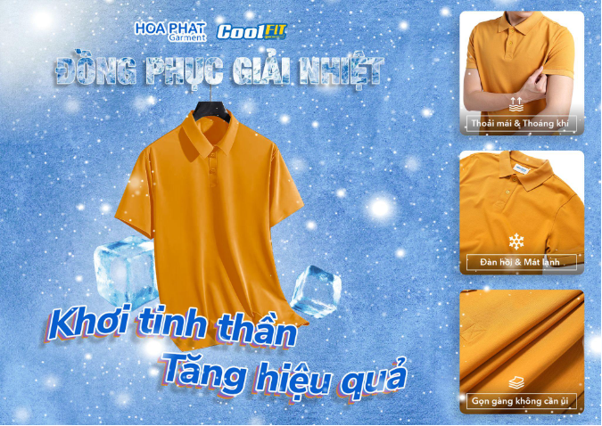 Hòa Phát Garment với giải pháp nâng cấp chất lượng áo thun đồng phục - Ảnh 2.