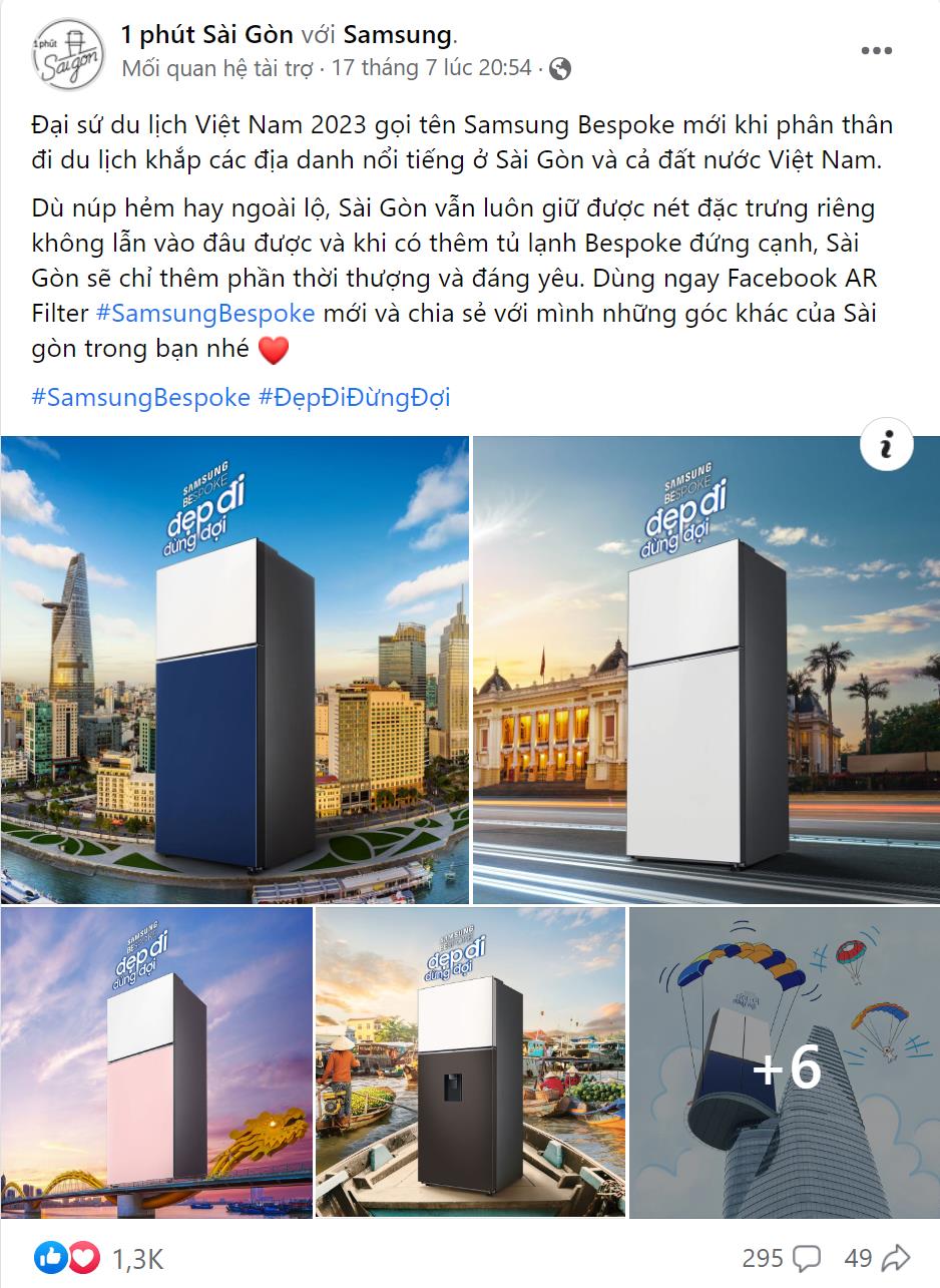 Tủ lạnh Samsung Bespoke Ngăn Đông Trên chính thức có mặt tại Việt Nam, &quot;tinh hoa hội tụ&quot; chỉ trong một bộ ảnh! - Ảnh 1.