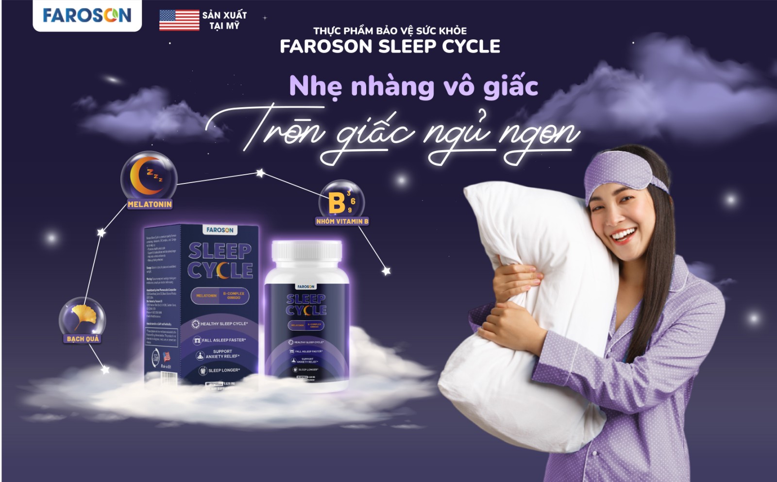 Trải nghiệm chu kỳ giấc ngủ toàn diện với sản phẩm mới Faroson Sleep Cycle