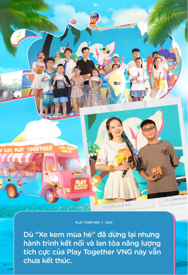 Xe kem Play Together VNG khép lại hành trình mùa hè bằng loạt hoạt động cùng Song Luân và Amee - Ảnh 4.