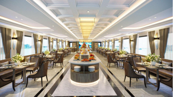 Lễ hạ thuỷ du thuyền Iris - nguồn cảm hứng khác biệt trên Vịnh Hạ Long - Ảnh 4.