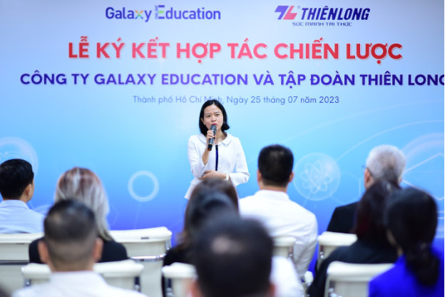 Tập đoàn Thiên Long hợp tác chiến lược với Galaxy Education - Ảnh 1.