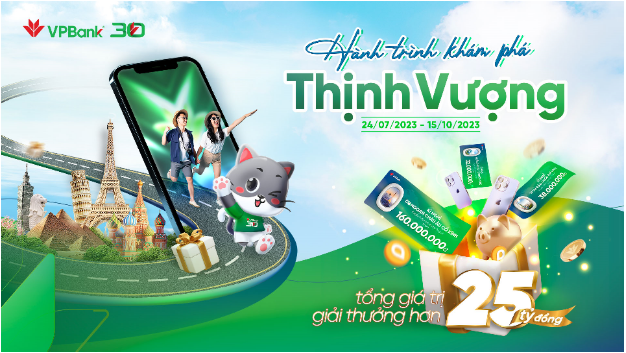 Đón sinh nhật tuổi 30, VPBank dành 25 tỷ đồng quà tặng khách hàng - Ảnh 1.