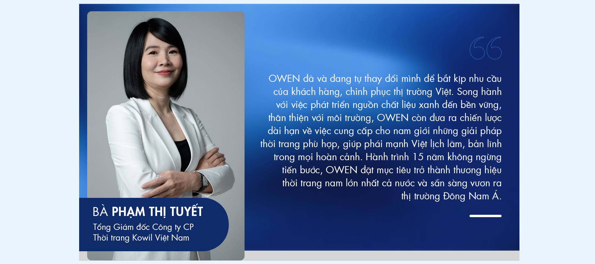Nỗi trăn trở của Chủ tịch Tập đoàn Phú Thái và “ý chí – con đường” của OWEN - Ảnh 11.