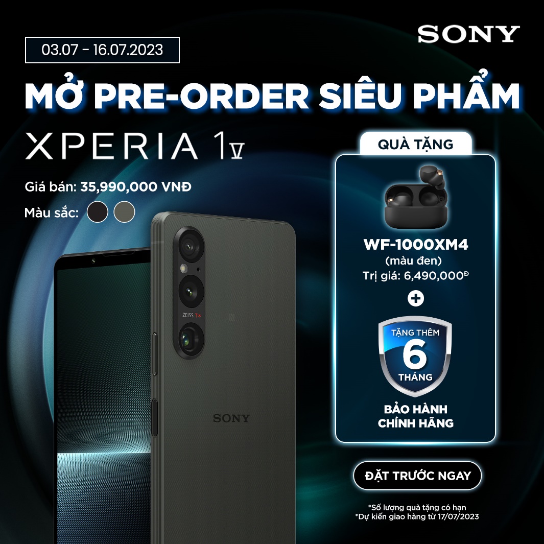 Sony ra mắt điện thoại thông minh Xperia 1V tích hợp cảm biến Exmor T mới và màn hình OLED 4K HDR - Ảnh 5.